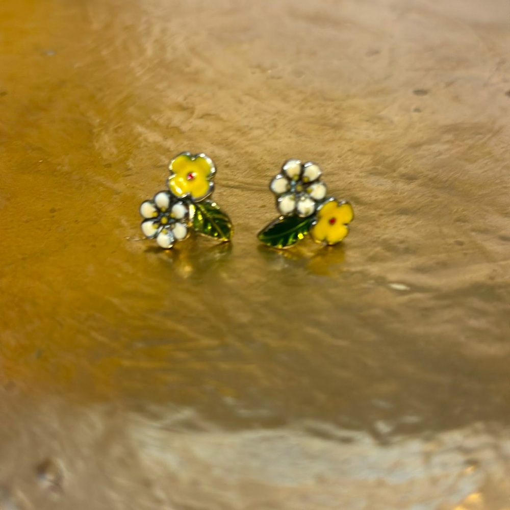 Tropical Flower Earrings